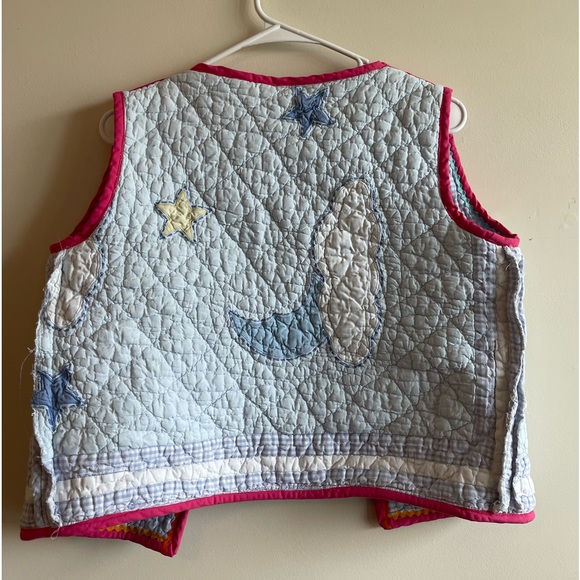 Hand-Made Quilted Gingham Vest - Picture 5 of 6